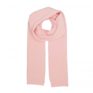 MERINO WOOL SCARF FADED PINK