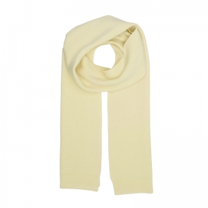 MERINO WOOL SCARF SOFT YELLOW