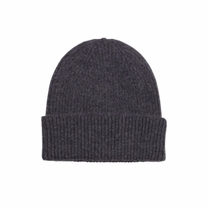 MERINO WOOL BEANIE LAVA GREY