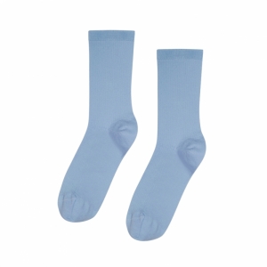 ORGANIC SOCKS STEEL BLUE