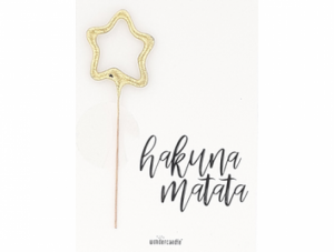 HAKUNA MATATA MINI WENSKAART 