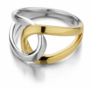 GOLD EN RHODIUM PLATED GOLD/SILVER