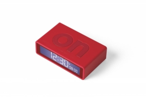 FLIP DIGITAL ALARM CLOCK RED