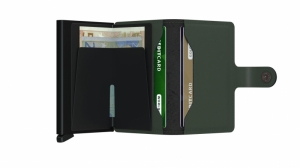 MINIWALLET MATTE GREEN BLACK GREEN/BLACK