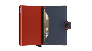 MINIWALLET MATTE NIGHTBLUE & ORANGE NIGHTBLUE/ORANG