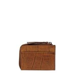 COCO COIN PURSE COGNAC - CROCO CLASSIC COGNAC