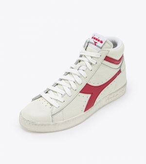 GAME L HIGH WAXED - UNISEXE WHITE/RED PEPPE