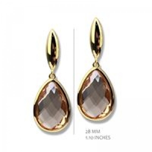 GOLD PLATED SET WITH CHAMPAGNE STONES GOLD