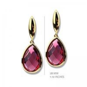 GOLD PLATED SET WITH RUBY STONES GOLD