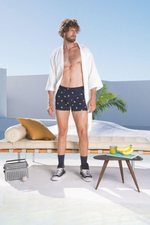 BANANA RAMA- BOXER BRIEF DONKER BLAUW