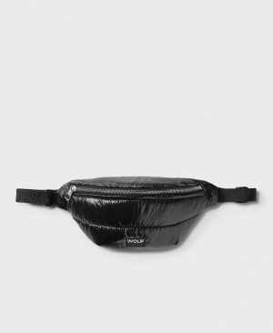 BLACK GLOSSY - WAIST BAG BLACK