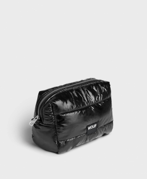 BLACK GLOSSY - TOILETRY BAG BLACK