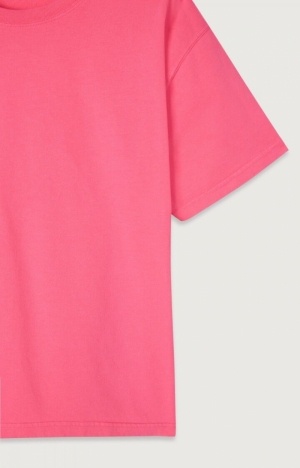 FIZVALLEY - T-SHIRT ROSE/FLUO