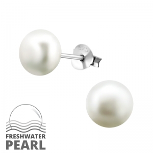 WITTE PAREL - 925 SILVER EAR STUDS  