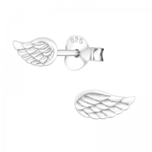 VLEUGELS ZILVER - 925 SILVER EAR STUDS 