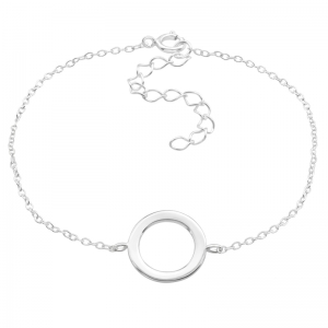 CIRKEL ARMBANDJE - 925 SILVER BRACELET 