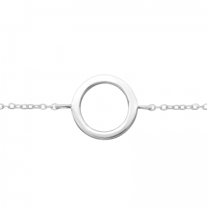 CIRKEL ARMBANDJE - 925 SILVER BRACELET 