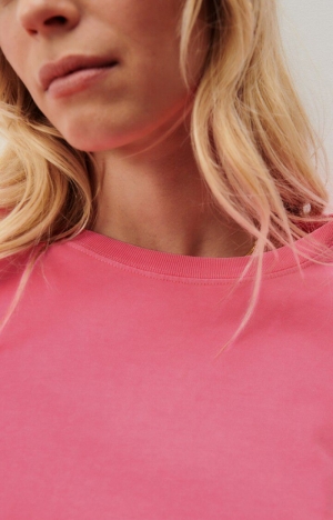 FIZVALLEY - T-SHIRT ROSE/FLUO