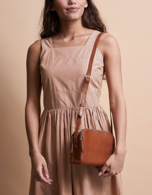 EMILY - COGNAC STROMBOLI LEATHER FULL  COGNAC