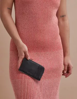 LOLA COIN PURSE BLACK - CLASSIC LEATHER BLACK