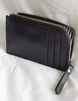 LOLA COIN PURSE BLACK - CLASSIC LEATHER BLACK