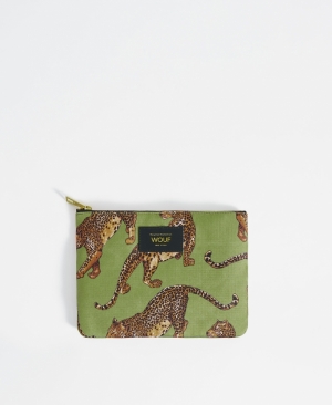 OLIVE LEOPARD - POUCH OLIVE LEOPARD