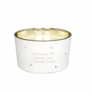 XMASKAARS - DE MOOISTE TIJD VAN HET JAAR IS TIJD MET ELKAAR WIT