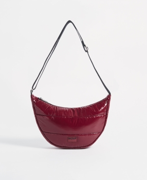 BURGUNDY GLOSSY - CROSSBODY  BURGUNDY