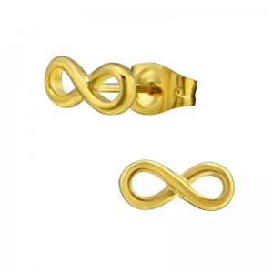 INFINITY - STAINLESS STEAL GOUDKLEURING GOLD