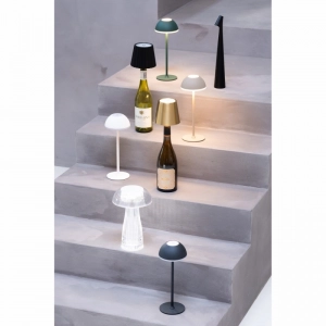 LED TAFELLAMP WIT ZWART