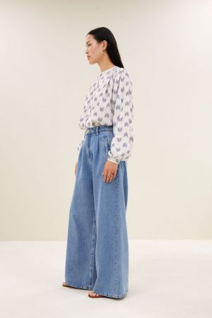 NIKA OASE BLOUSE BLUE OASE