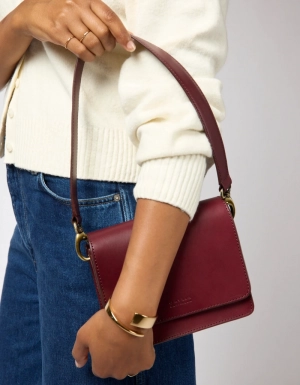 AUDREY MINI - DARK CHERRY CLASSIC LEATHER DARK CHERRY