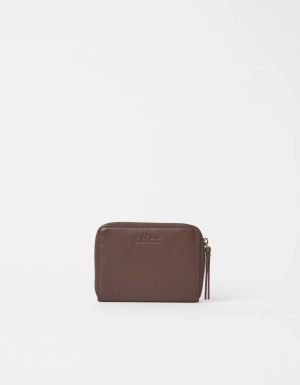 ROBBIE WALLET - CHOCOLATE SOFT GRAIN CHOCOLATE