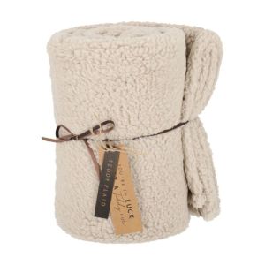 TEDDY PLAID TAUPE TAUPE
